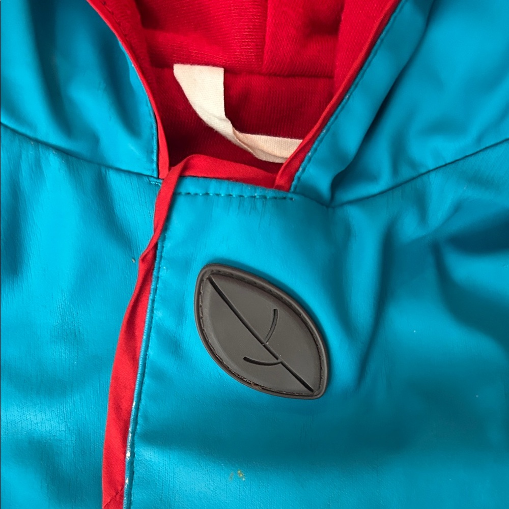 Skip Hop Red & Blue Owl Kids' Raincoat - Picture 5 of 7